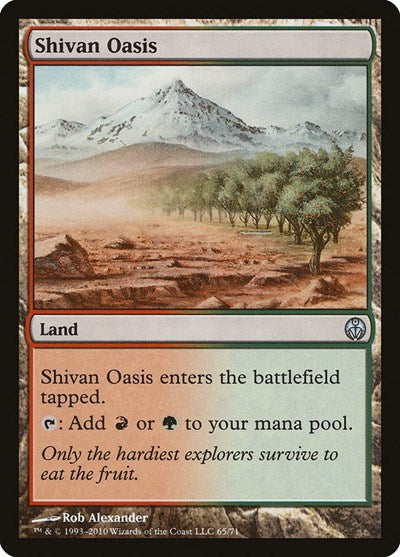 Shivan Oasis [Duel Decks: Phyrexia vs. the Coalition] | RetroPlay Games