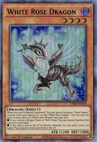 White Rose Dragon (Green) [LDS2-EN109] Ultra Rare | RetroPlay Games