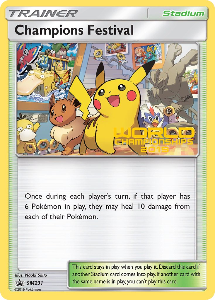 Champions Festival (SM231) (Quarter Finalist 2019) [Sun & Moon: Black Star Promos] | RetroPlay Games