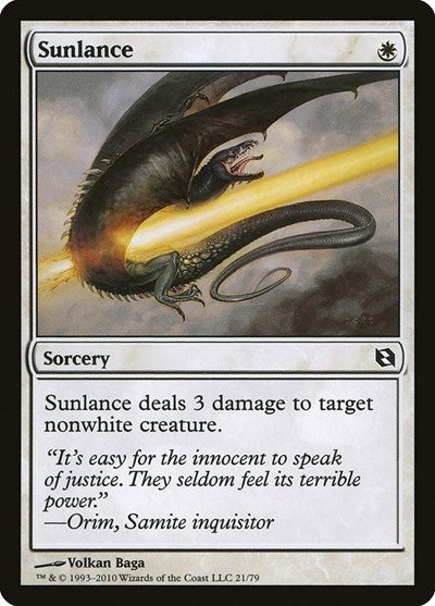 Sunlance [Duel Decks: Elspeth vs. Tezzeret] | RetroPlay Games