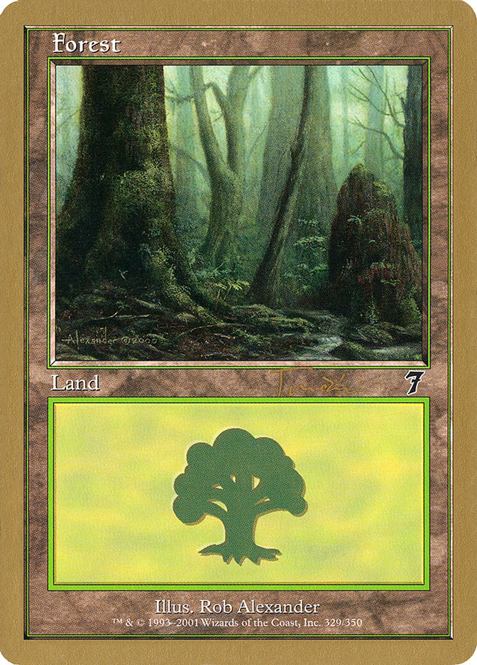 Forest (jt329) (Jan Tomcani) [World Championship Decks 2001] | RetroPlay Games