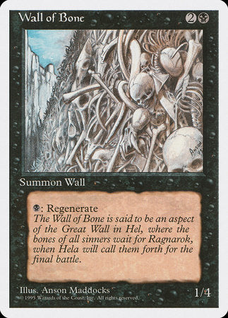 Wall of Bone [Fourth Edition] | RetroPlay Games