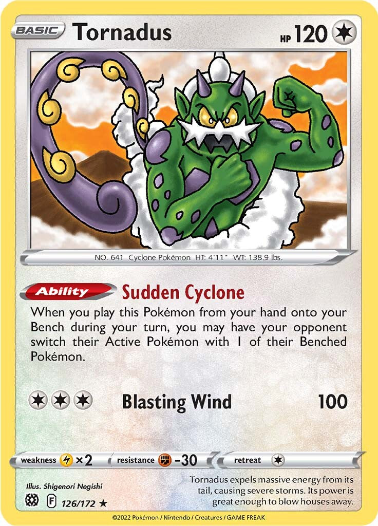 Tornadus (126/172) [Sword & Shield: Brilliant Stars] | RetroPlay Games