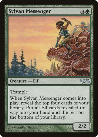 Sylvan Messenger [Duel Decks: Elves vs. Goblins] | RetroPlay Games