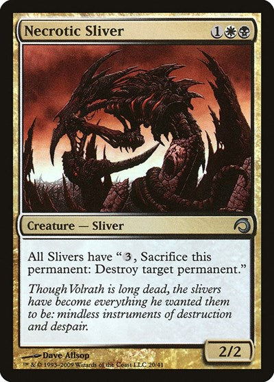 Necrotic Sliver [Premium Deck Series: Slivers] | RetroPlay Games