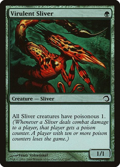Virulent Sliver [Premium Deck Series: Slivers] | RetroPlay Games