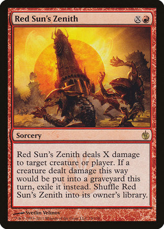 Red Sun's Zenith [Mirrodin Besieged] | RetroPlay Games