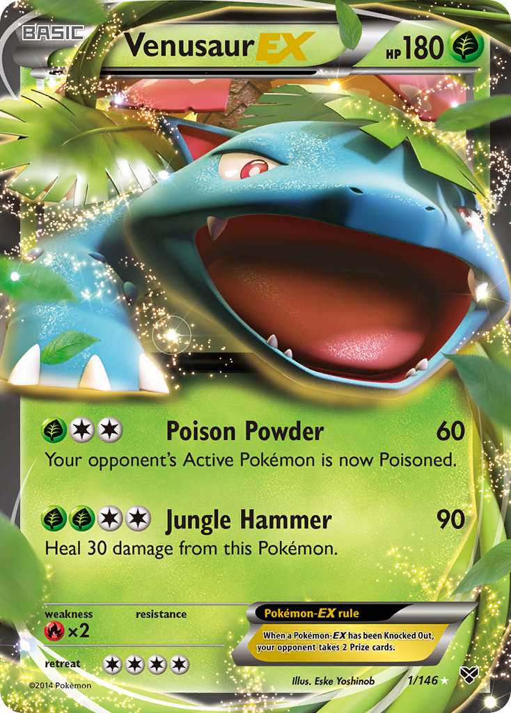 Venusaur EX (1/146) [XY: Base Set] | RetroPlay Games