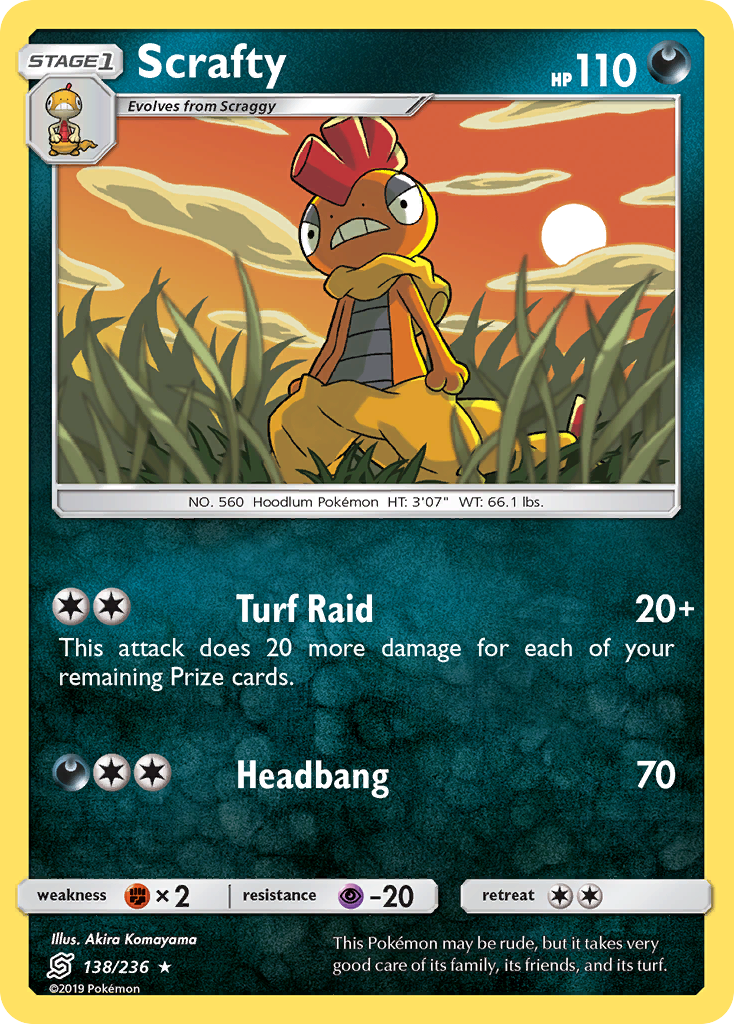 Scrafty (138/236) [Sun & Moon: Unified Minds] | RetroPlay Games