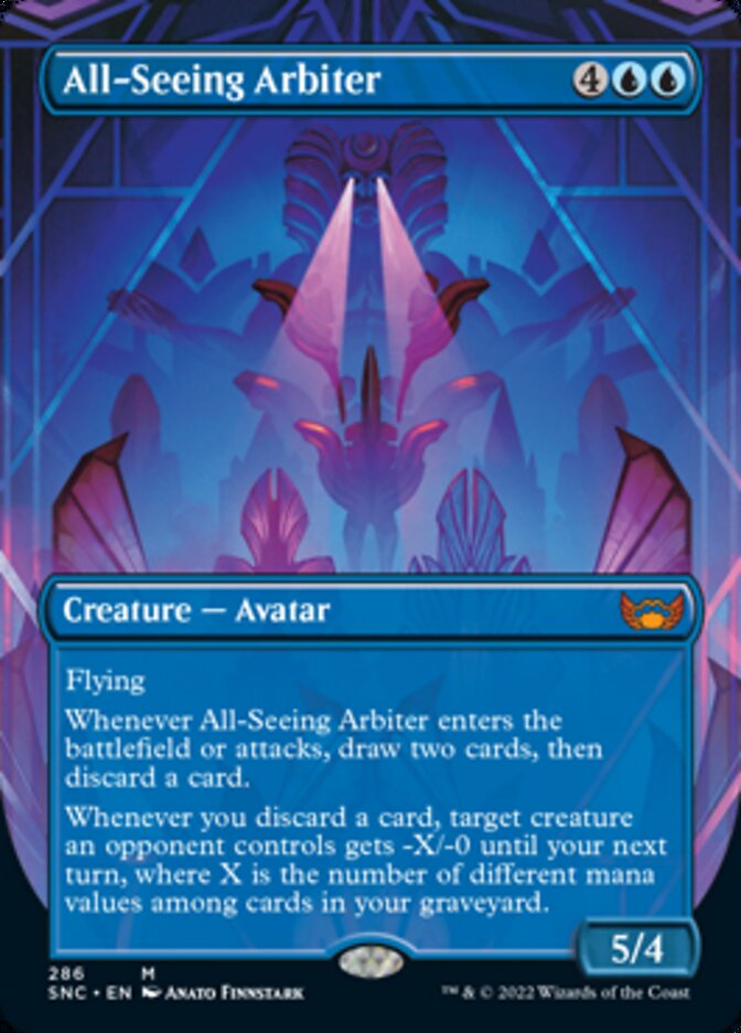 All-Seeing Arbiter (Borderless Alternate Art) [Streets of New Capenna] | RetroPlay Games