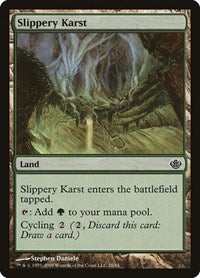 Slippery Karst [Duel Decks: Garruk vs. Liliana] | RetroPlay Games