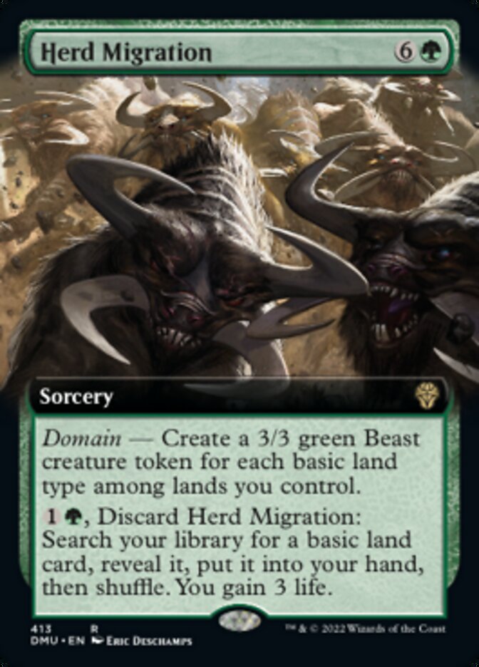 Herd Migration (Extended Art) [Dominaria United] | RetroPlay Games