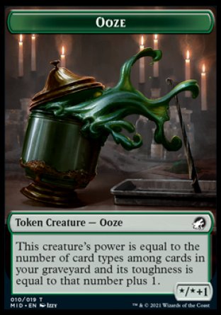 Ooze Token [Innistrad: Midnight Hunt Tokens] | RetroPlay Games