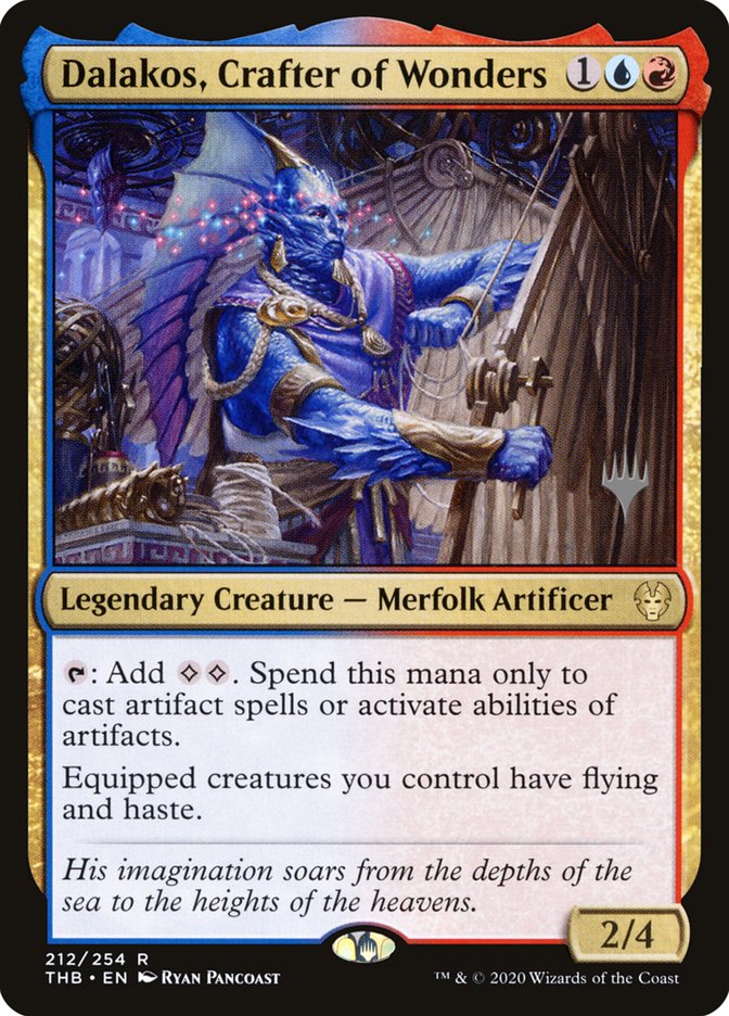 Dalakos, Crafter of Wonders (Promo Pack) [Theros Beyond Death Promos] | RetroPlay Games