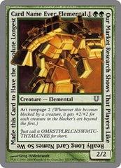 Our Market Research Shows That Players Like Really Long Card Names So We Made this Card to Have the Absolute Longest Card Name Ever Elemental [Unhinged] | RetroPlay Games