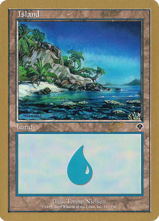 Island (rl337a) (Raphael Levy) [World Championship Decks 2002] | RetroPlay Games