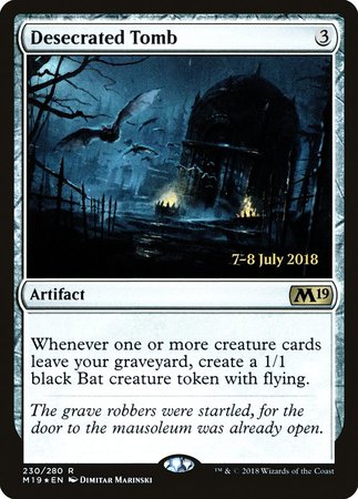 Desecrated Tomb [Core Set 2019 Promos] | RetroPlay Games