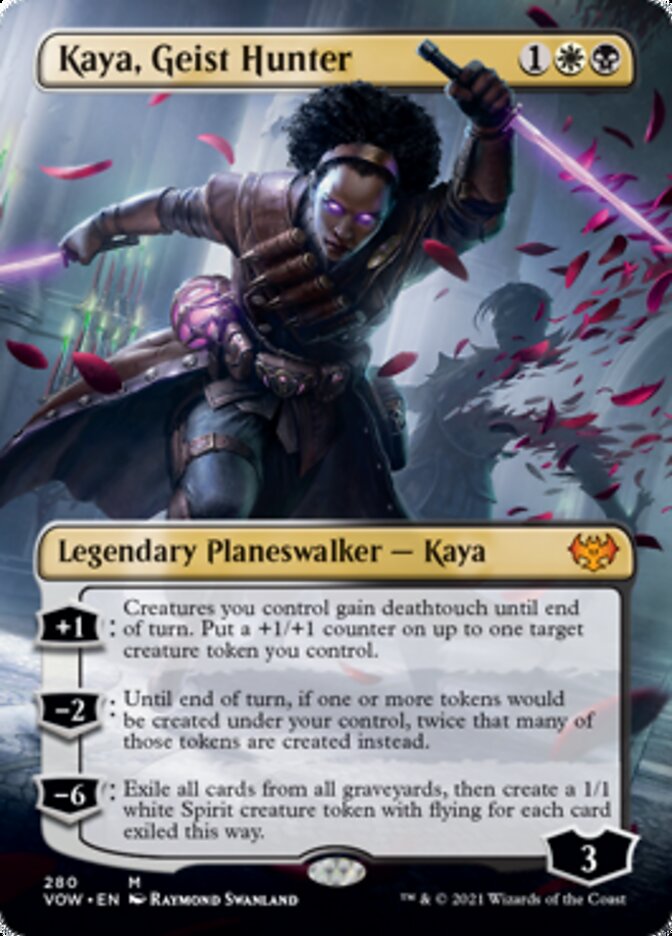 Kaya, Geist Hunter (Borderless) [Innistrad: Crimson Vow] | RetroPlay Games