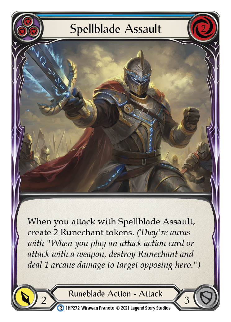 Spellblade Assault (Blue) [1HP272] (History Pack 1) | RetroPlay Games