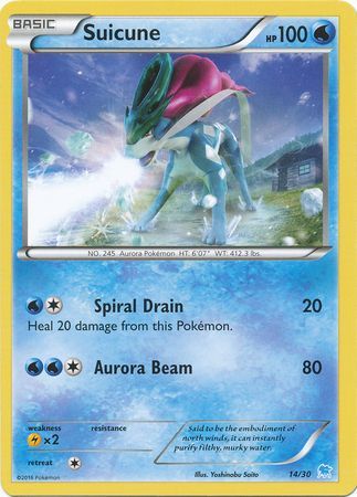 Suicune (14/30) [XY: Trainer Kit 3 - Suicune] | RetroPlay Games