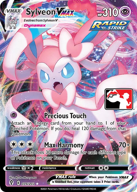 Sylveon VMAX (075/203) [Prize Pack Series One] | RetroPlay Games