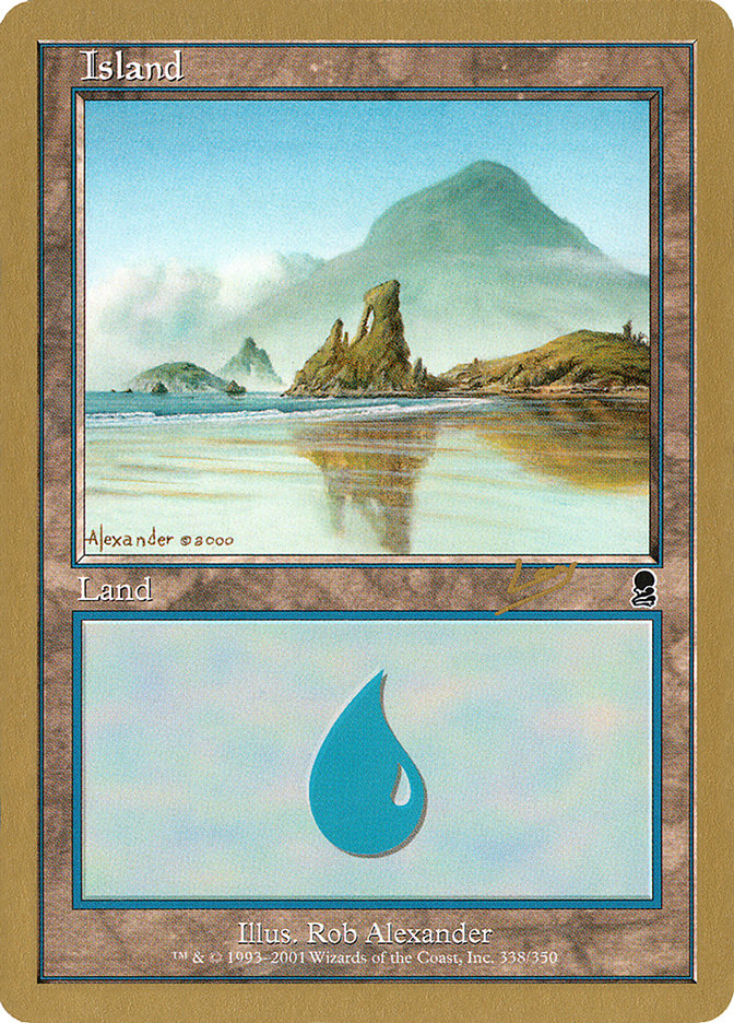 Island (rl338) (Raphael Levy) [World Championship Decks 2002] | RetroPlay Games