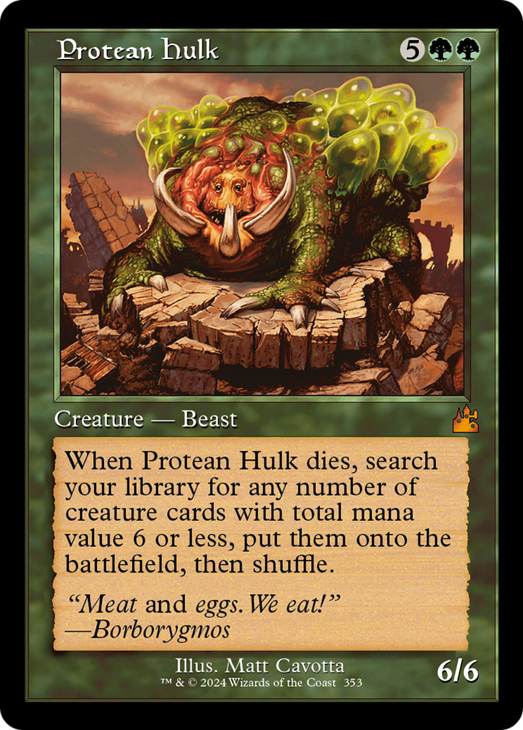 Protean Hulk (Retro Frame) [Ravnica Remastered] | RetroPlay Games
