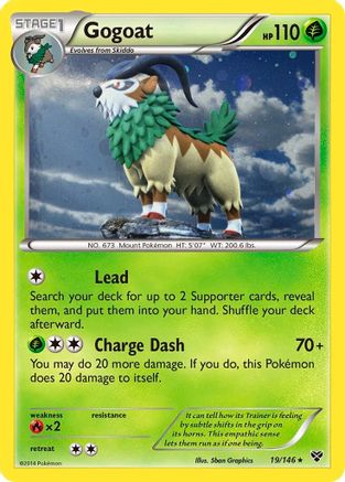 Gogoat (19/146) (Cosmos Holo) [XY: Base Set] | RetroPlay Games