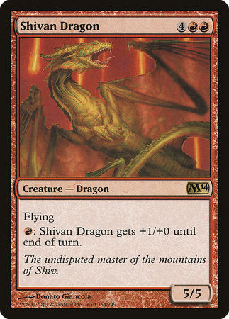 Shivan Dragon [Magic 2014] | RetroPlay Games