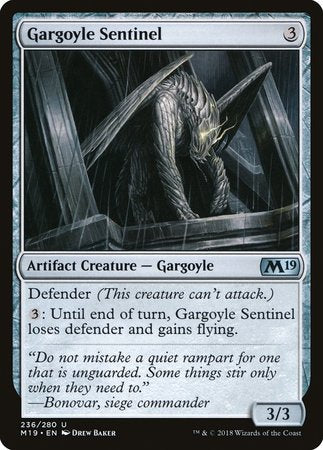 Gargoyle Sentinel [Core Set 2019] | RetroPlay Games