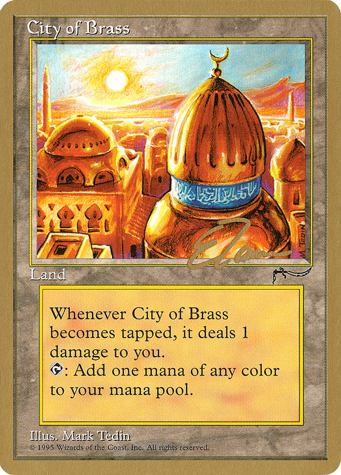 City of Brass (Eric Tam) [Pro Tour Collector Set] | RetroPlay Games