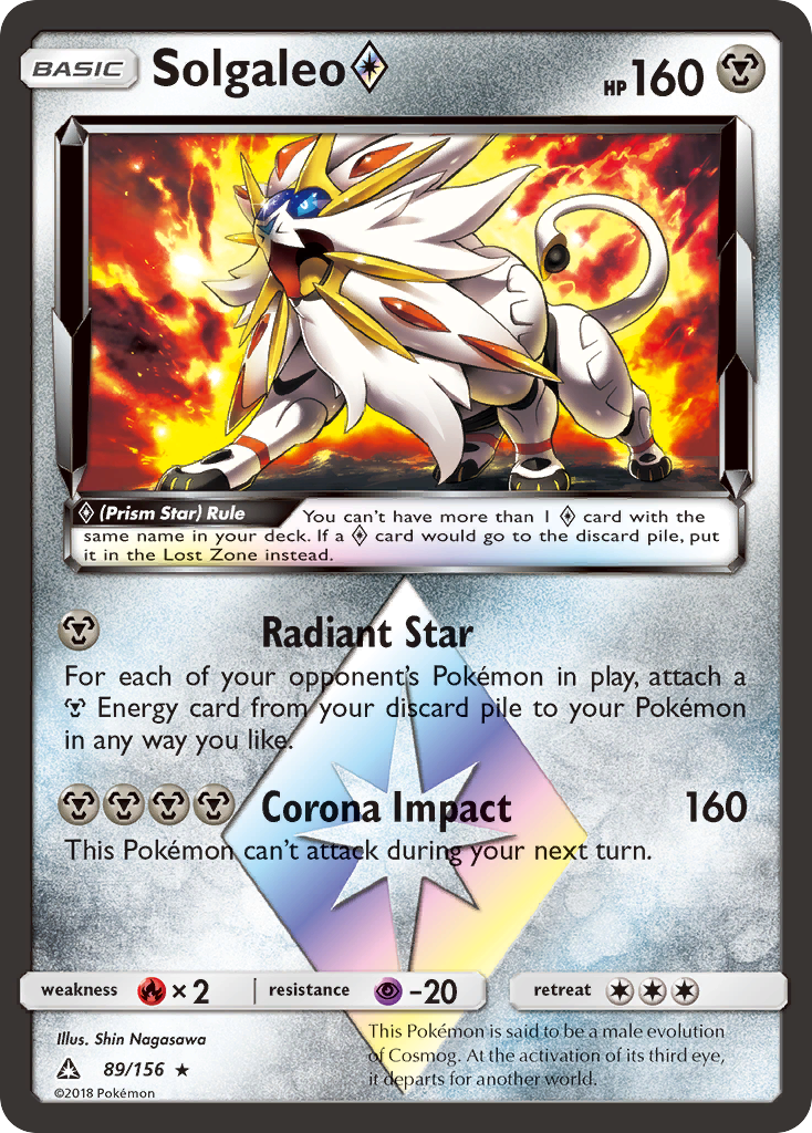 Solgaleo (89/156) (Prism Star) [Sun & Moon: Ultra Prism] | RetroPlay Games