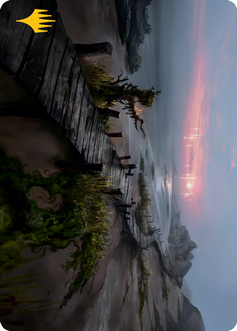 Deserted Beach Art Card (Gold-Stamped Signature) [Innistrad: Midnight Hunt Art Series] | RetroPlay Games