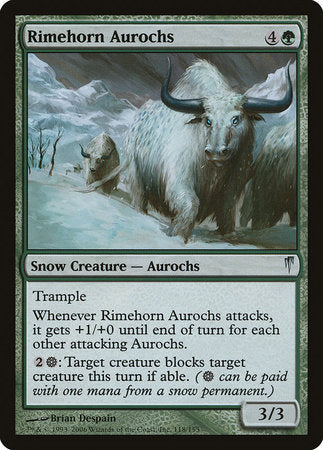 Rimehorn Aurochs [Coldsnap] | RetroPlay Games