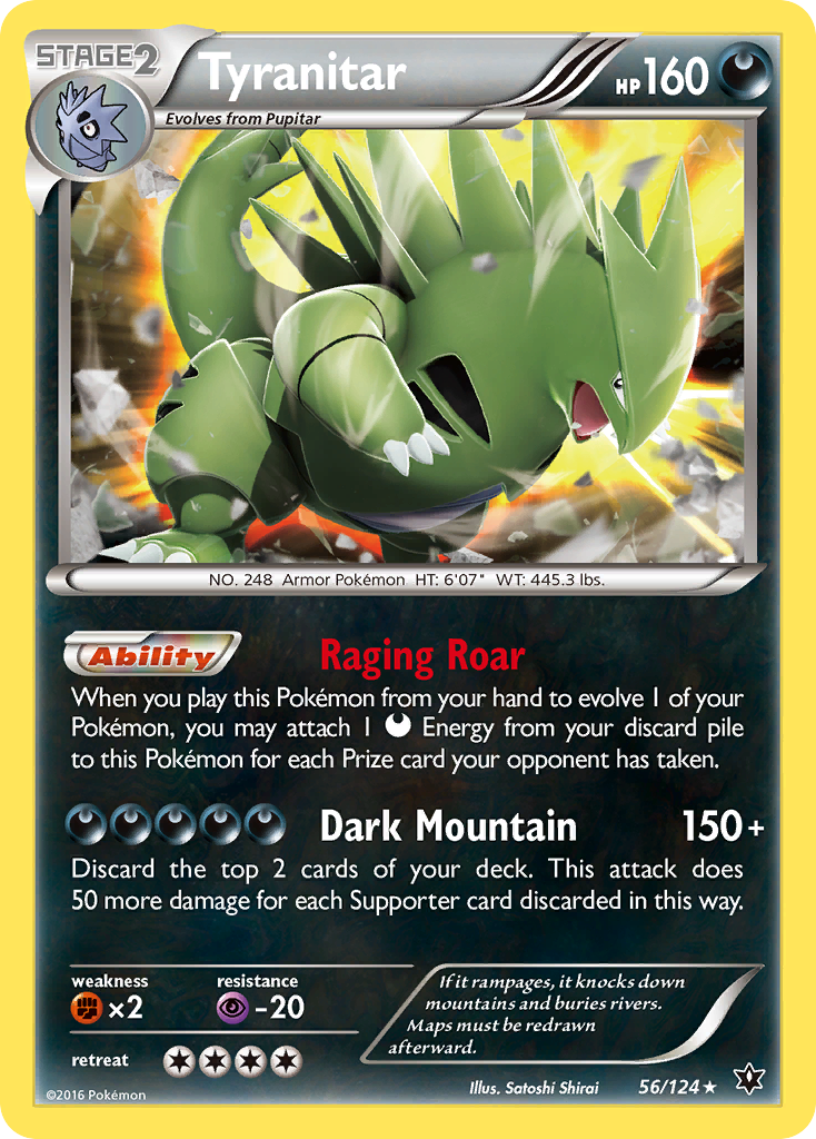 Tyranitar (56/124) [XY: Fates Collide] | RetroPlay Games