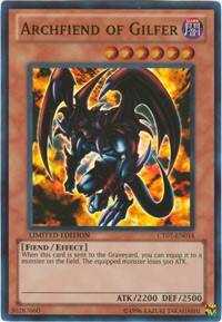 Archfiend of Gilfer [CT07-EN014] Super Rare | RetroPlay Games