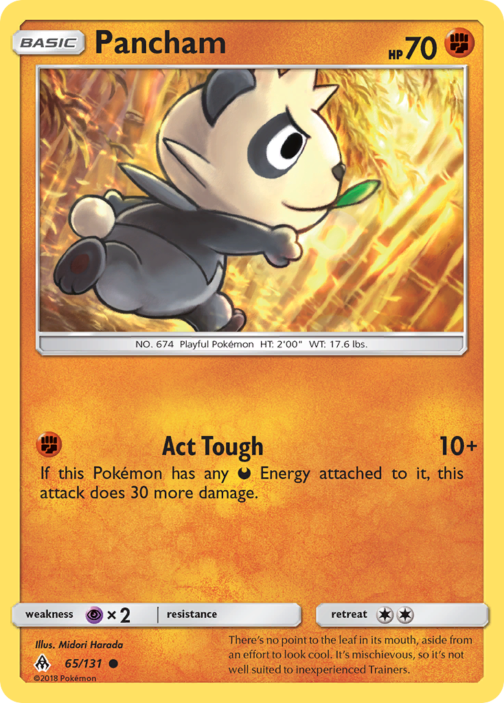 Pancham (65/131) [Sun & Moon: Forbidden Light] | RetroPlay Games