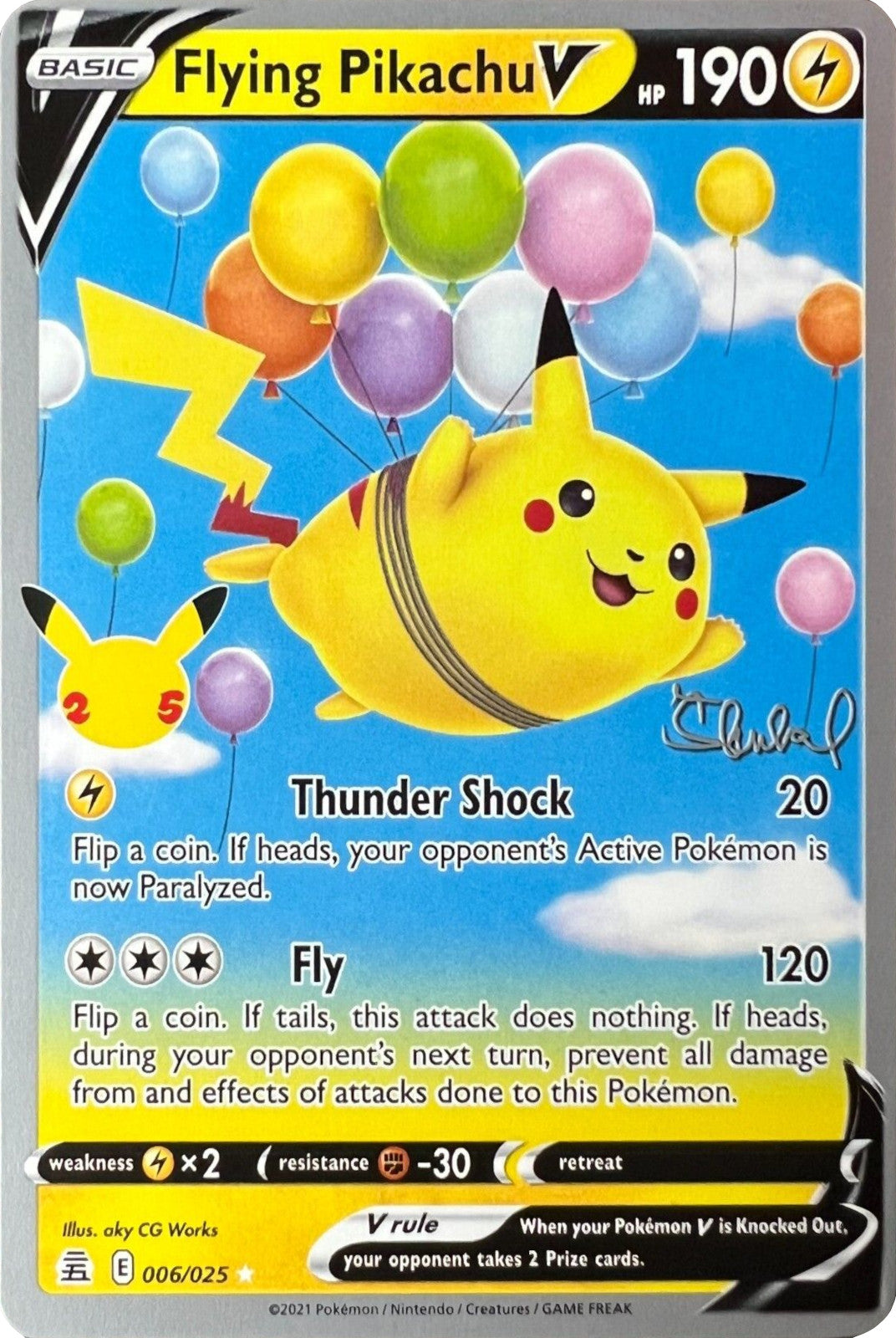 Flying Pikachu V (006/025) (ADP - Ondrej Skubal) [World Championships 2022] | RetroPlay Games