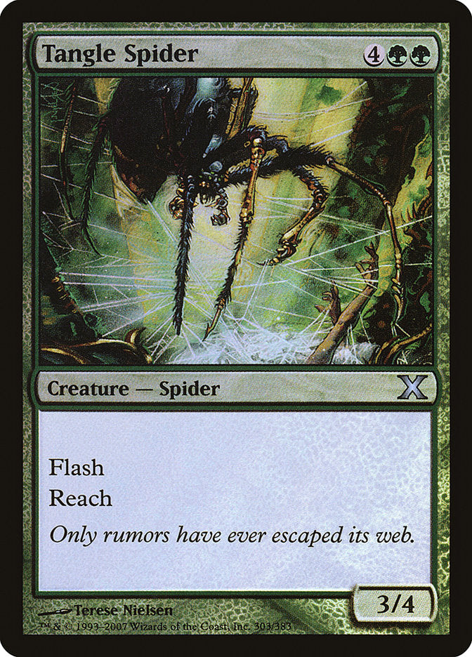 Tangle Spider (Premium Foil) [Tenth Edition] | RetroPlay Games