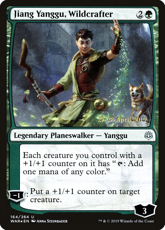 Jiang Yanggu, Wildcrafter  [War of the Spark Prerelease Promos] | RetroPlay Games