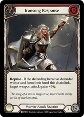 Ironsong Response (Red) [U-WTR132] (Welcome to Rathe Unlimited)  Unlimited Rainbow Foil | RetroPlay Games