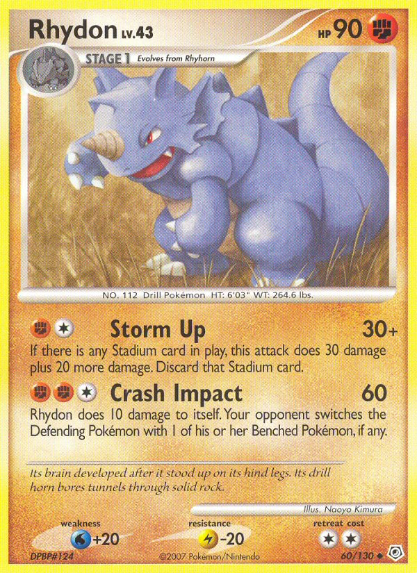 Rhydon (60/130) [Diamond & Pearl: Base Set] | RetroPlay Games