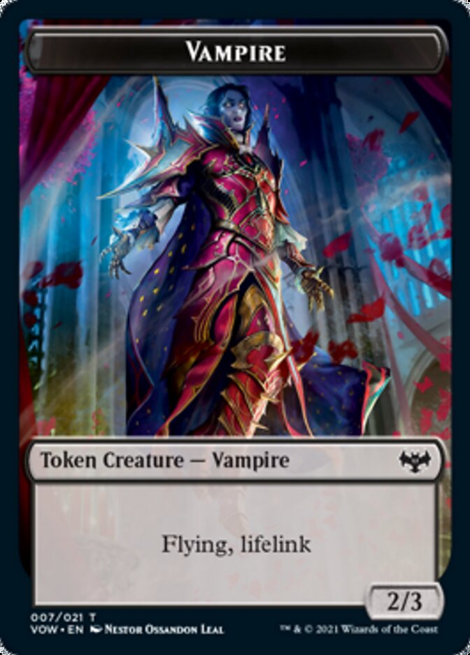 Vampire Token (007) [Innistrad: Crimson Vow Tokens] | RetroPlay Games