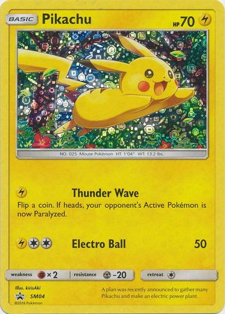 Pikachu (SM04) (General Mills Promo) [Sun & Moon: Black Star Promos] | RetroPlay Games