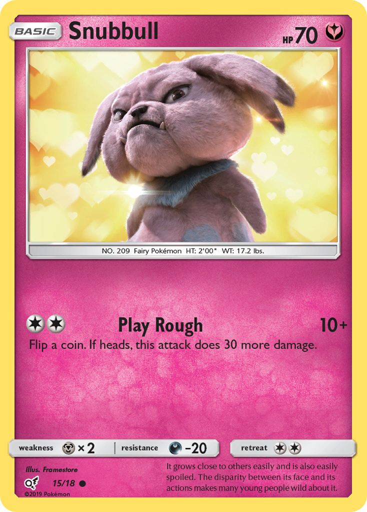 Snubbull (15/18) [Sun & Moon: Detective Pikachu] | RetroPlay Games