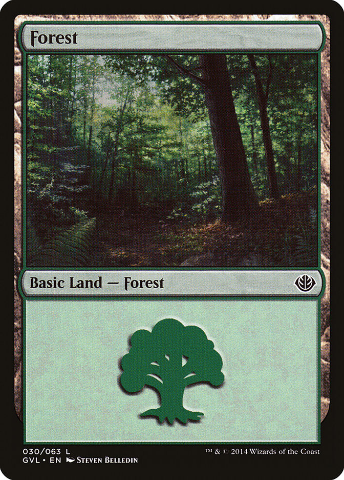 Forest (30) (Garruk vs. Liliana) [Duel Decks Anthology] | RetroPlay Games