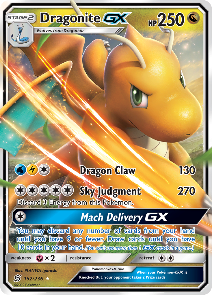 Dragonite GX (152/236) [Sun & Moon: Unified Minds] | RetroPlay Games