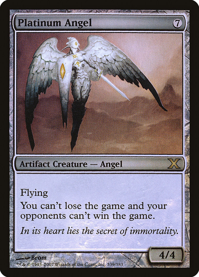 Platinum Angel (Premium Foil) [Tenth Edition] | RetroPlay Games