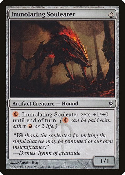 Immolating Souleater [New Phyrexia] | RetroPlay Games