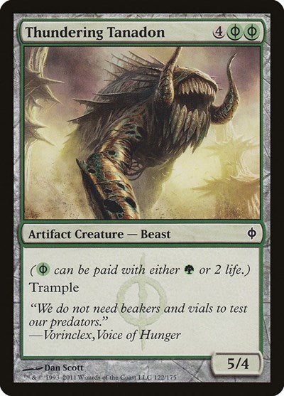 Thundering Tanadon [New Phyrexia] | RetroPlay Games